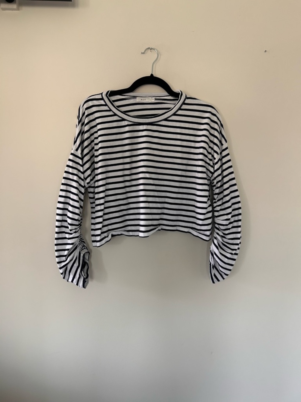 A.L.C. Navy & White Striped Tee